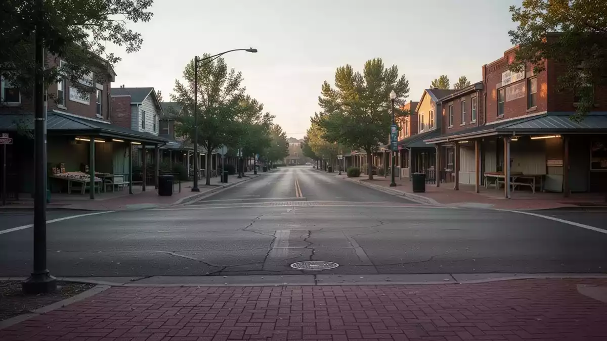 Waymo-Robotaxi fährt in Denver durch Farmers-Market-Gelände