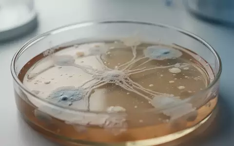 Nahaufnahme einer Petrischale mit mikrobiellen Wachstumsmustern in einer wissenschaftlichen Laborumgebung - Foto: über boerse-global.de