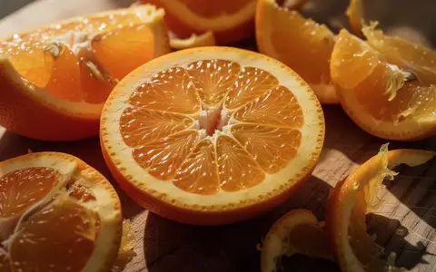 Nahaufnahme frischer Orangenscheiben auf einer hölzernen Unterlage bei natürlichem Lichteinfall. - Foto: über boerse-global.de