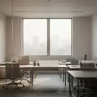 Ein heller, minimalistischer und leerer Büroraum mit modernem Interieur und natürlichem Lichteinfall. - Foto: über boerse-global.de