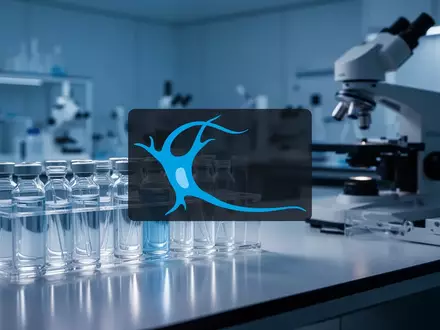 Modernes, minimalistisches pharmazeutisches Forschungslabor mit medizinischen Geräten in blauem Licht. - Foto: über boerse-global.de
