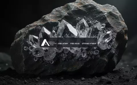 Nahaufnahme von kristallinen Mineralstrukturen in dunklem Gestein, die den Rohstoffsektor und Bergbau symbolisieren. - Foto: über boerse-global.de