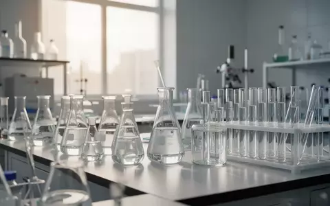 Ein steriles, helles Labor mit Glasgefäßen und wissenschaftlichen Geräten in einer klinischen Forschungsumgebung. - Foto: über boerse-global.de