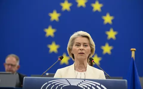 Die Präsidentin der Europäischen Kommission, Ursula von der Leyen, gratulierte dem Handelskommissar zum verhandelten Abkommen. (Archivbild) - Foto: Pascal Bastien/AP/dpa