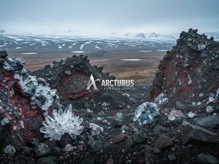 Geologische Gesteinsformationen in einer arktischen Landschaft als Symbol für die Rohstoffexploration. - Foto: über boerse-global.de