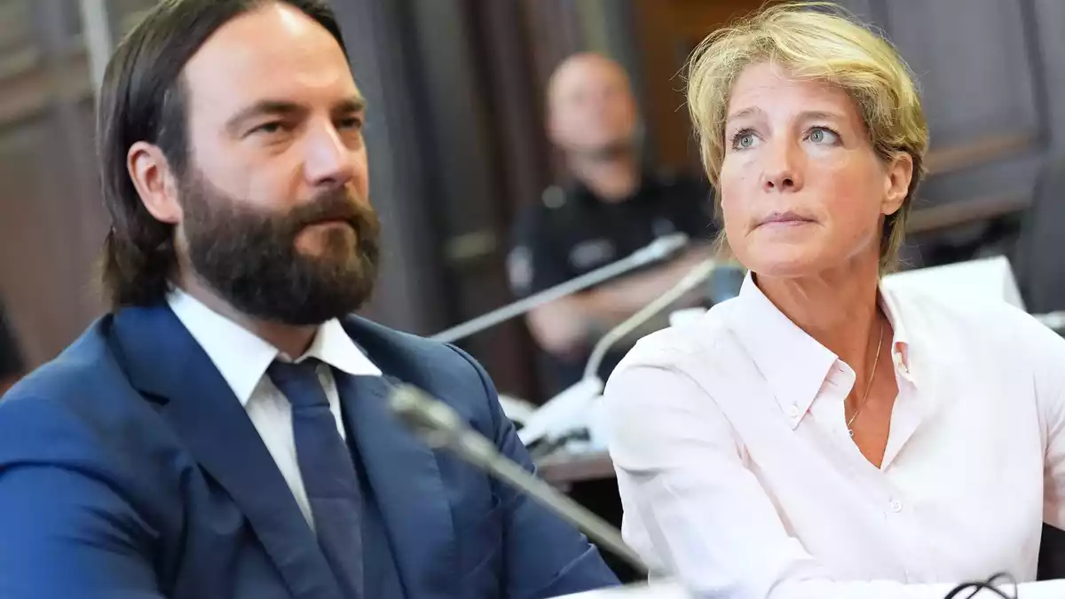 Christina Block steht bereits seit Juli 2025 vor Gericht. - Bild: Marcus Brandt/dpa Pool/dpa