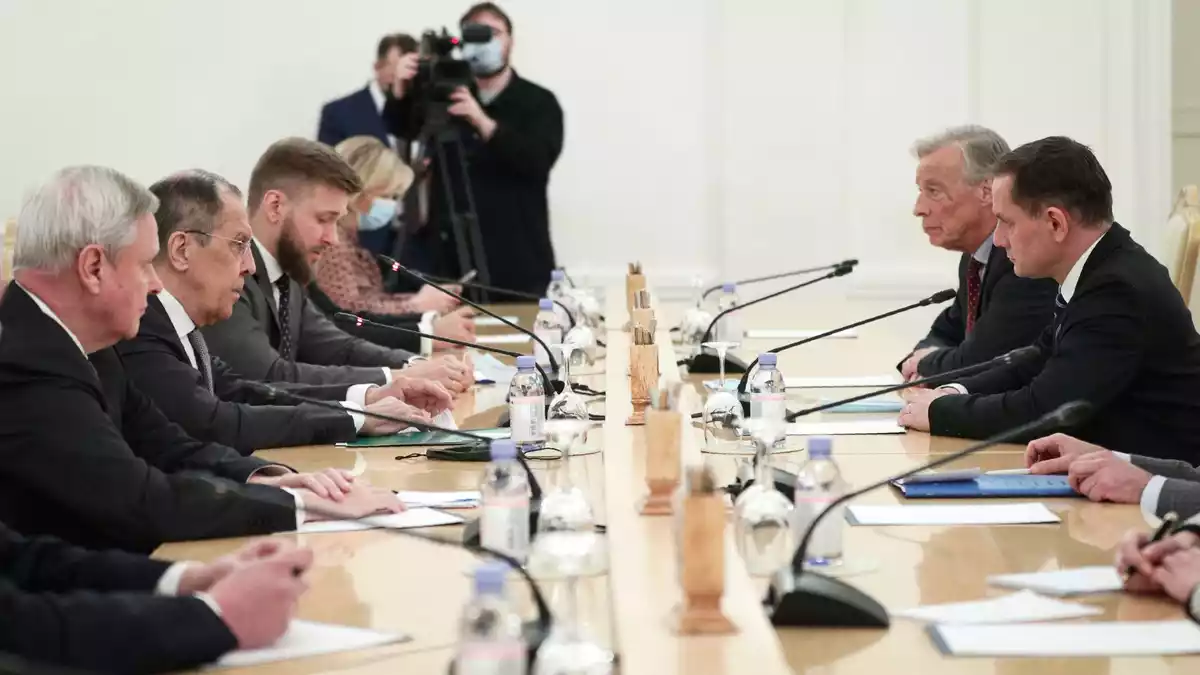 Die AfD pflegt seit langem Kontakte zu Russland. (Archiv) - Bild: -/Russian Foreign Ministry Press Service/AP/dpa