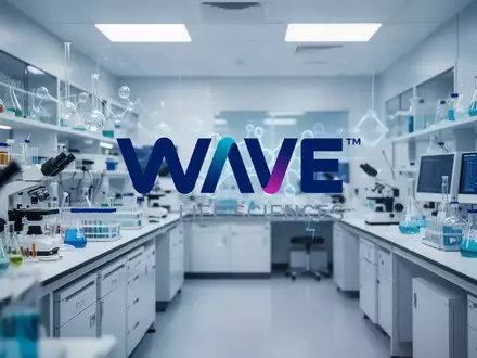 Abstraktes, professionelles Laborumfeld in kühlen Blautönen, das wissenschaftliche Innovation symbolisiert. - Foto: über boerse-global.de