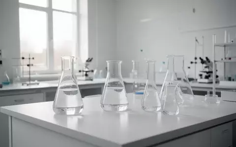 Heller, moderner Laborraum mit Glasgefäßen und neutralem Hintergrund als Symbol für wissenschaftliche Forschung. - Foto: über boerse-global.de