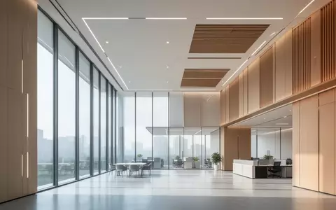 Modernes, minimalistisches Büro-Interieur in einem Tech-Gebäude in Hangzhou mit natürlichem Lichteinfall. - Foto: über boerse-global.de