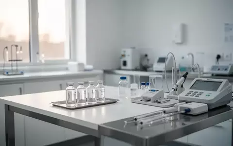 Ein minimalistisch eingerichteter, heller medizinischer Untersuchungsraum mit sterilen Oberflächen und medizinischen Geräten. - Foto: über boerse-global.de