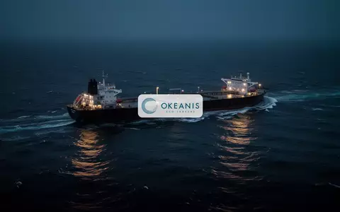 Abstrakte Darstellung eines Öltankers auf dunkler, bewegter See bei Dämmerung, symbolisiert den maritimen Energiesektor. - Foto: über boerse-global.de