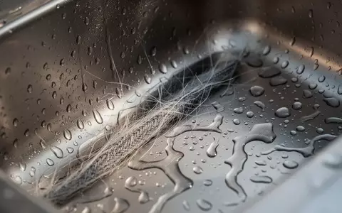 Nahaufnahme einer metallischen Oberfläche mit Wassertropfen und feinen Textilfasern in einem kleinen Spalt. - Foto: über boerse-global.de