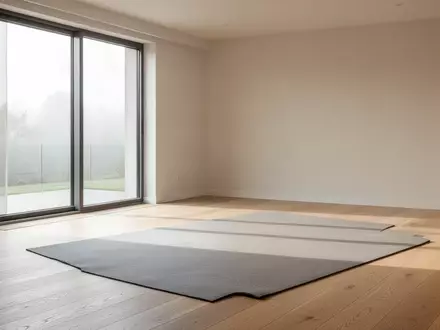 Ein heller, minimalistisch gestalteter Wohnraum mit Holzboden und viel freier Fläche bei natürlichem Morgenlicht. - Foto: über boerse-global.de