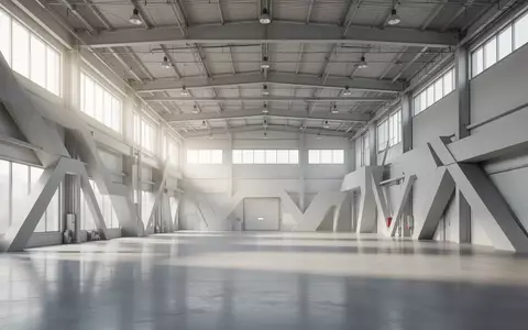 Eine weitläufige, moderne Industriehalle mit klaren Linien und hellem Tageslicht als Symbol für technologisches Wachstum. - Foto: über boerse-global.de