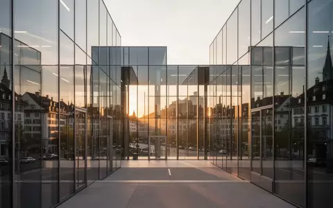 Moderne Büroarchitektur aus Glas und Stahl in Zürich bei Sonnenuntergang. - Foto: über boerse-global.de