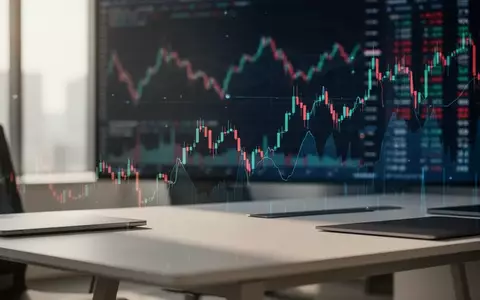 Ein modernes, minimalistisches Büroambiente mit unscharfen Finanzdiagrammen im Hintergrund. - Foto: über boerse-global.de