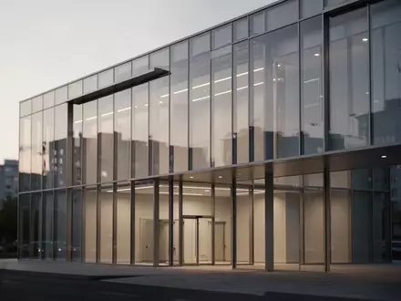 Moderne Fassade eines medizinischen Zentrums bei Dämmerung - Foto: über boerse-global.de