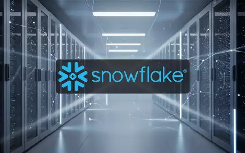 Abstrakte Darstellung einer modernen Cloud-Infrastruktur mit blauem Licht in einer professionellen Serverumgebung. - Foto: über boerse-global.de