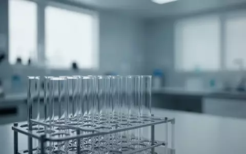 Leere Reagenzgläser in einem sterilen, modern eingerichteten medizinischen Labor mit neutraler Beleuchtung. - Foto: über boerse-global.de