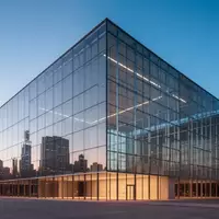 Moderne Glas- und Stahlarchitektur des UN-Hauptquartiers bei Dämmerung, die Transparenz und staatliche Ordnung symbolisiert. - Foto: über boerse-global.de