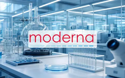 Abstrakte Darstellung moderner biotechnologischer Forschung in einem sterilen Labor mit klinischer Beleuchtung. - Foto: über boerse-global.de