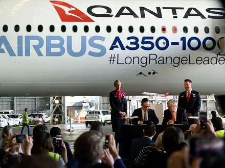 Schon 2022 kündigte Qantas mit «Project Sunrise» die längsten Nonstop-Flüge der Welt an. (Archivbild) - Foto: Bianca De Marchi/AAP/dpa
