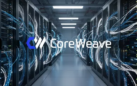 Modernes Rechenzentrum mit leuchtenden Server-Racks als Symbol für Cloud-Infrastruktur und KI-Technologie. - Foto: über boerse-global.de