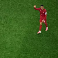 Cristiano Ronaldo nach Portugals WM-Aus gegen Spanien. - Foto: Sam Hodde/AP/dpa