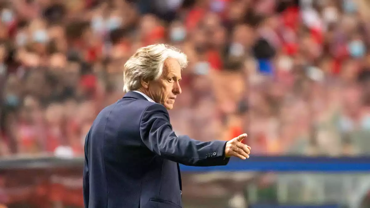 Portugals neuer Nationaltrainer Jorge Jesus. - Bild: Peter Kneffel/dpa