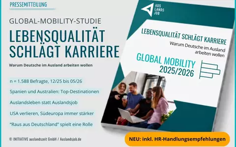 Aktuelle Global-Mobility-Studie zeigt: Lebensqualität schlägt Karriere - warum Deutsche im Ausland arbeiten wollen - Foto: presseportal.de