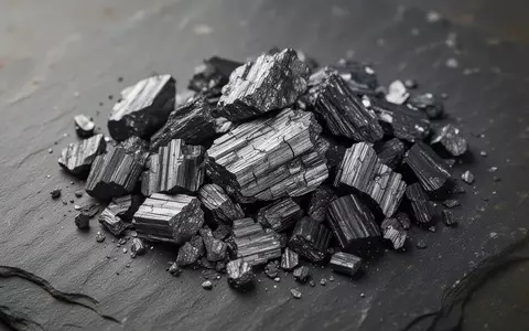 Nahaufnahme von glänzenden Graphitflocken auf einem dunklen, industriellen Untergrund. - Foto: über boerse-global.de