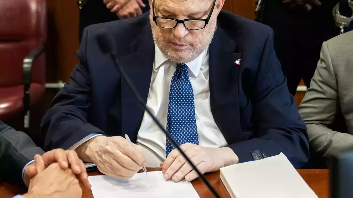 Im Verfahren gegen Harvey Weinstein wird das Strafmaß erwartet. (Archivbild) - Bild: Richard Drew/POOL AP/dpa