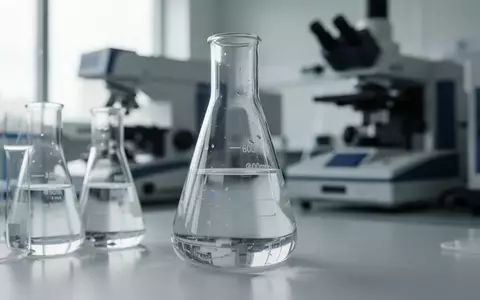 Ein Laboraufbau mit Glasgefäßen und Flüssigkeiten in einer wissenschaftlichen Forschungsumgebung. - Foto: über boerse-global.de