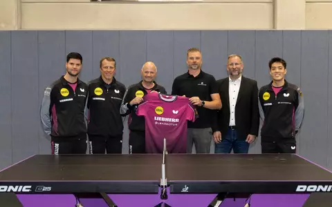 Nächster Meilenstein: Leapmotor-Logo künftig auf den Trikots der deutschen Tischtennis-Nationalmannschaften - Foto: presseportal.de