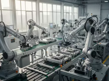 Moderne Produktionsanlage in einem Hochtechnologieunternehmen mit Fokus auf Fertigungsprozesse. - Foto: über boerse-global.de