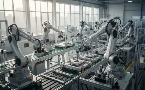 Moderne Produktionsanlage in einem Hochtechnologieunternehmen mit Fokus auf Fertigungsprozesse. - Foto: ĂĽber boerse-global.de