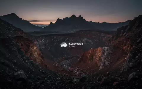 Düstere, zerklüftete Berglandschaft bei Dämmerung, die eine mineralische Erschließung symbolisiert. - Foto: über boerse-global.de