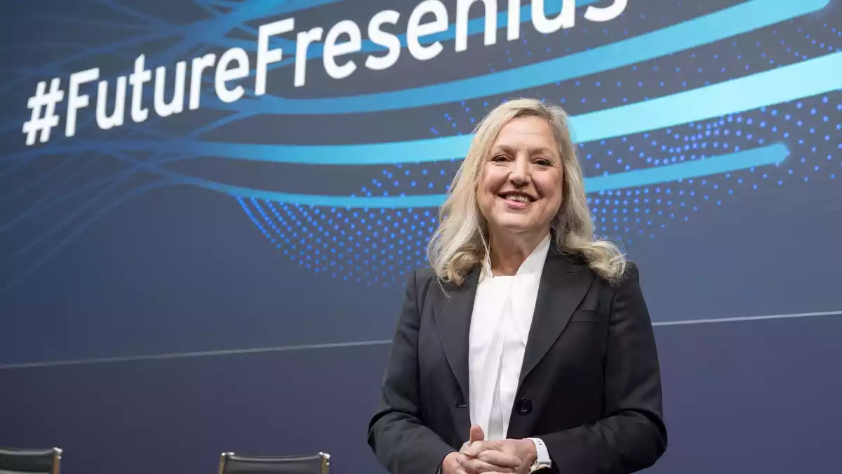 Helen Giza, Chefin von Fresenius Medical Care, erlebte einen Hackerangriff auf das Unternehmen (Archivbild) - Bild: Boris Roessler/dpa