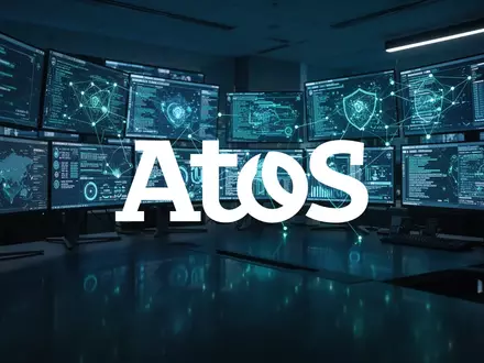 Abstraktes, modernes Cybersicherheits-Operationszentrum mit digitalen Datenströmen in blauen und türkisen Farbtönen. - Foto: über boerse-global.de