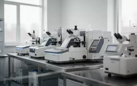 Ein minimalistisch eingerichtetes, helles Labor mit präzisen Analysegeräten auf einem Edelstahltisch. - Foto: über boerse-global.de