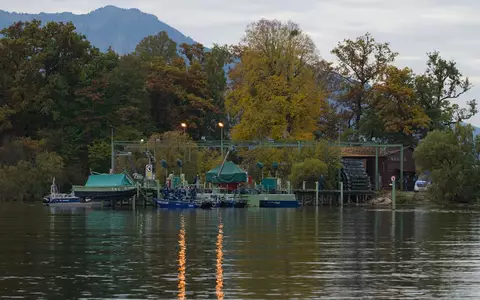 THW Bayern: THW übt Ölwehr am Chiemsee - Foto: presseportal.de