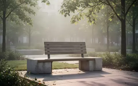Eine leere Parkbank in einem sonnendurchfluteten, ruhigen Stadtgarten. - Foto: über boerse-global.de