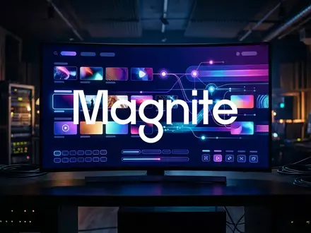 Abstrakte Darstellung von digitaler Streaming-Werbung und moderner Medientechnologie in einem dunklen, professionellen Studio. - Foto: über boerse-global.de