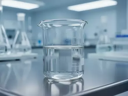 Ein steriler Labortisch mit Glasgefäßen in einer modernen medizinischen Forschungseinrichtung. - Foto: über boerse-global.de