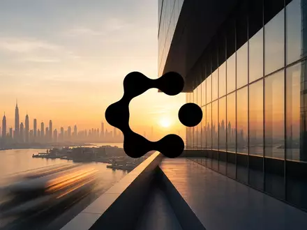 Moderne Architektur und geschäftliche Dynamik in den Vereinigten Arabischen Emiraten bei Sonnenuntergang. - Foto: über boerse-global.de