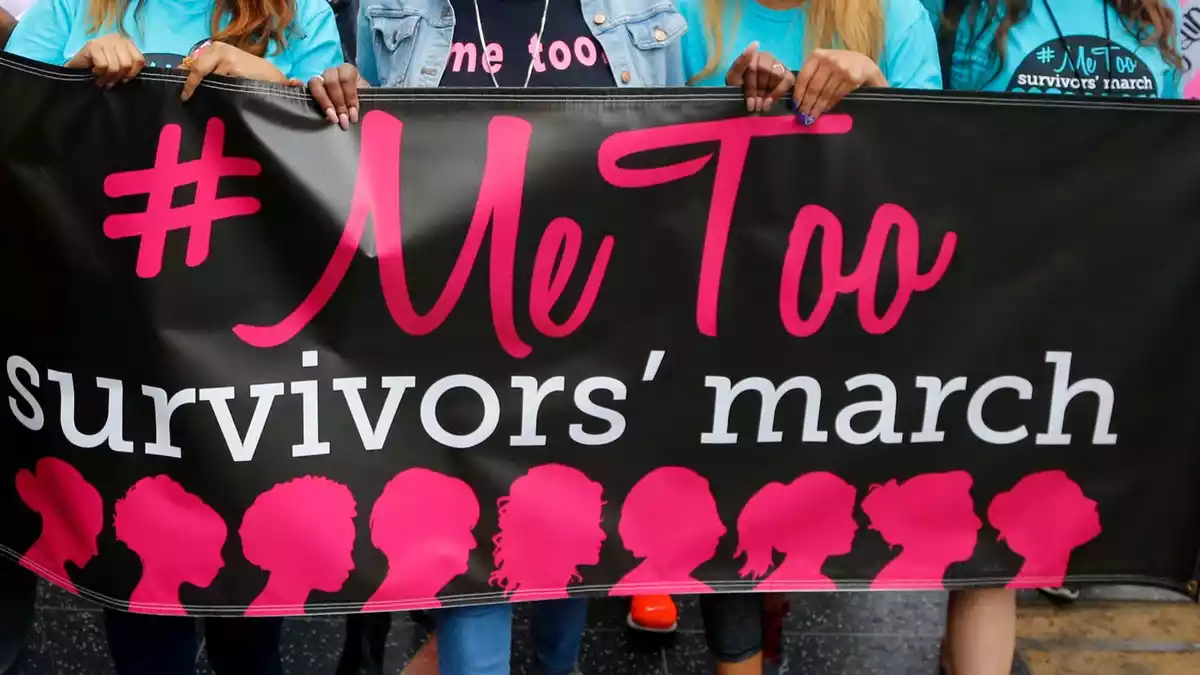 Weltweit gab es Proteste der MeToo-Bewegung (Archivbild). - Bild: picture alliance / Damian Dovarganes/AP/dpa