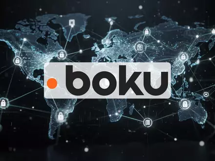 Abstrakte Darstellung eines digitalen Bezahlsystems mit leuchtenden Netzwerkknoten für globale Finanztransaktionen. - Foto: über boerse-global.de