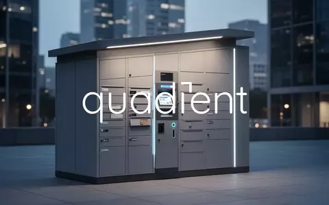 Moderne automatisierte Paketstation in einer urbanen Umgebung bei Dämmerung. - Foto: über boerse-global.de