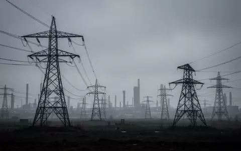 Weitläufige, nebelige Industrielandschaft mit Strommasten und weitem Horizont als Symbol für digitale Souveränität. - Foto: über boerse-global.de